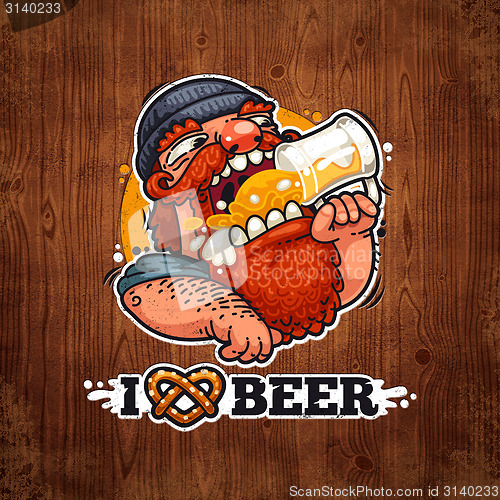 Image of Man Loves Beer