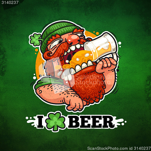 Image of Patrick With Beer