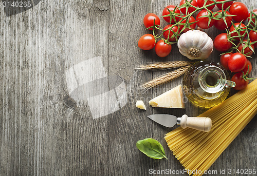 Image of Pasta ingredients