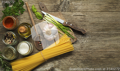 Image of Pasta ingredients