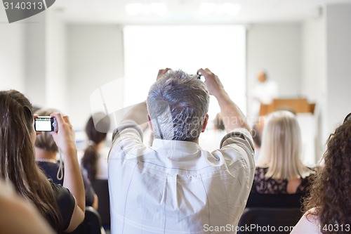 Image of Business convention and Presentation.