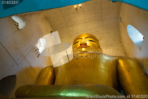 Image of Large  Buddha Statue in Ananda Temple.