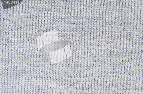 Image of Background small pattern of gray wool knitting yarn