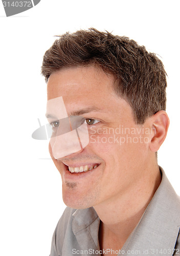 Image of Heat shoot of smiling man.