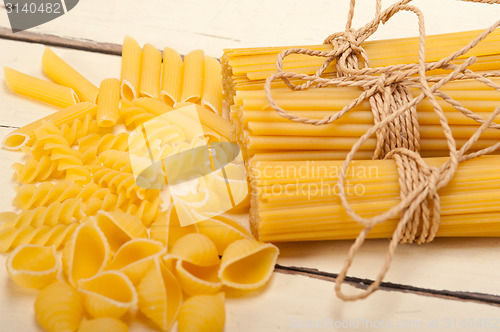 Image of bunch of Italian pasta type
