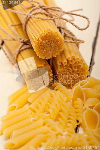 Image of bunch of Italian pasta type