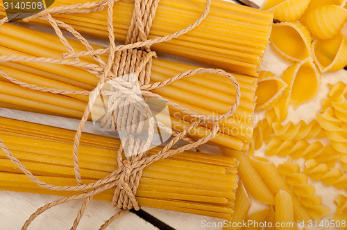 Image of bunch of Italian pasta type