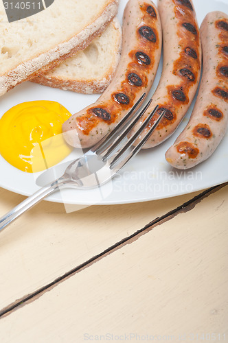 Image of traditional German wurstel sausages