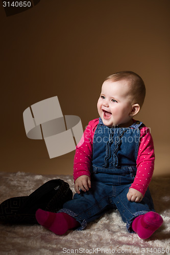 Image of smiling infant baby