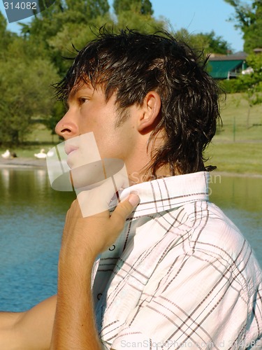 Image of Young man at the park