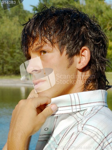 Image of Young man at the park