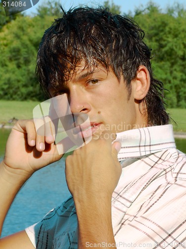Image of Young man at the park