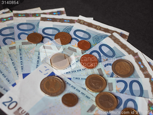 Image of Euro bank notes