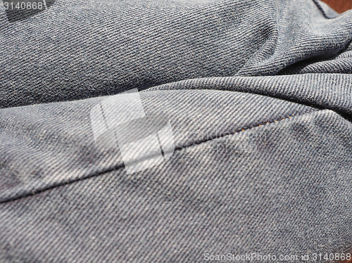 Image of Blue denim jeans fabric background
