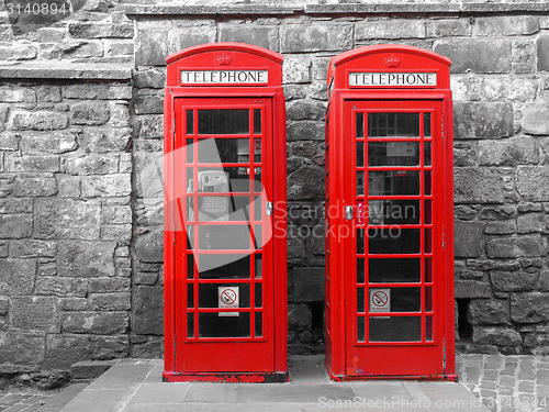 Image of London telephone box