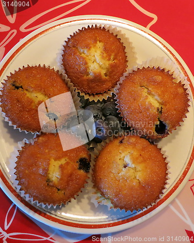 Image of Blueberry muffins