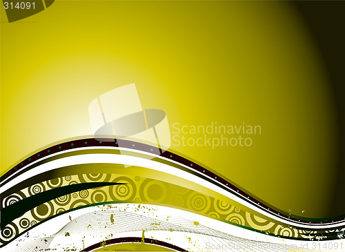 Image of golden abstract