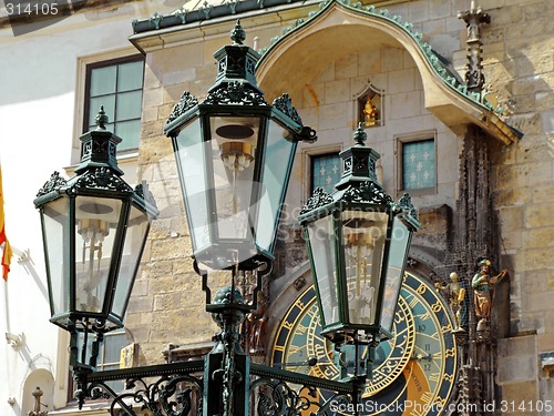 Image of Czech streetlamp