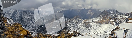 Image of Mountains and clouds in Arunachal Pradesh, India