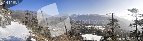 Image of Mountains and clouds in Arunachal Pradesh, India