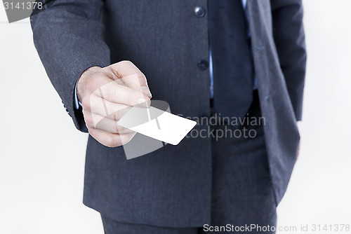 Image of Hand with business card