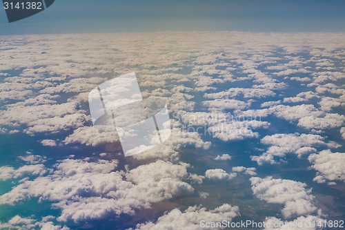 Image of Beautiful cloud sky view 