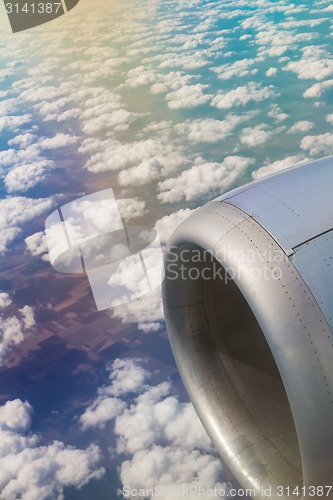 Image of Beautiful cloud sky view 