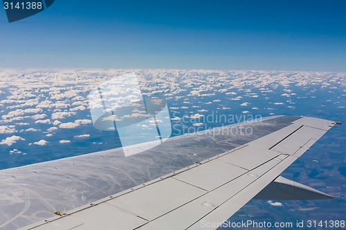 Image of Beautiful cloud sky view 