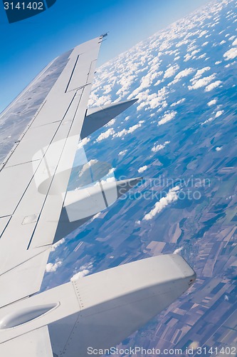 Image of Beautiful cloud sky view 