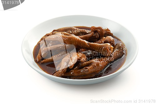 Image of Chicken finger cook with black sauce