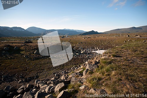 Image of Mountain plateau Valdresflye, Jotunheimen, Norway