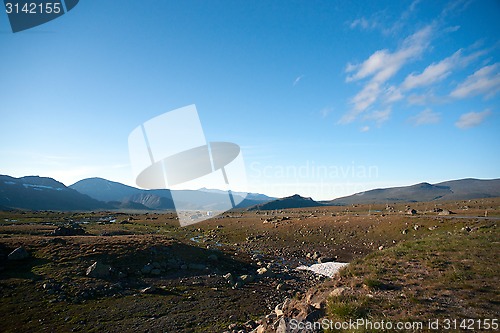 Image of Mountain plateau Valdresflye, Jotunheimen, Norway