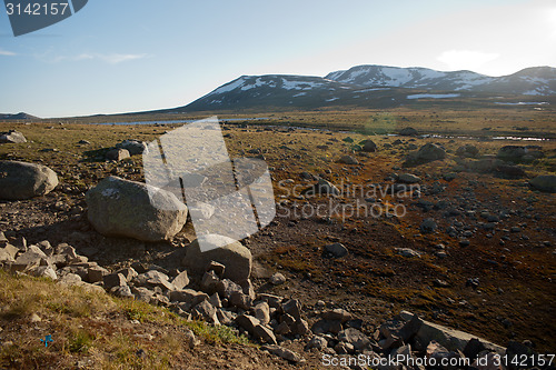 Image of Mountain plateau Valdresflye, Jotunheimen, Norway