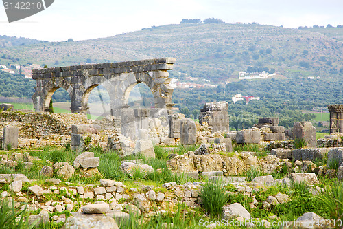 Image of volubilis in morocco africa the old 