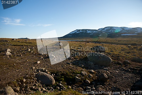 Image of Mountain plateau Valdresflye, Jotunheimen, Norway