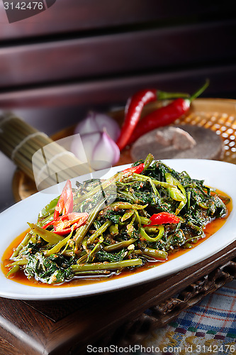 Image of Sambal chili kangkong