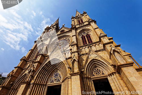 Image of Shishi Sacred Heart Cathedral in Guangzhou China.