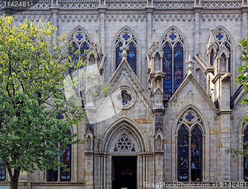 Image of Shishi Sacred Heart Cathedral in Guangzhou China.