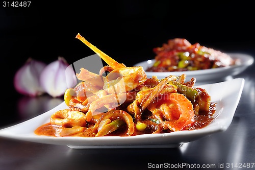 Image of Sambal spicy squid 
