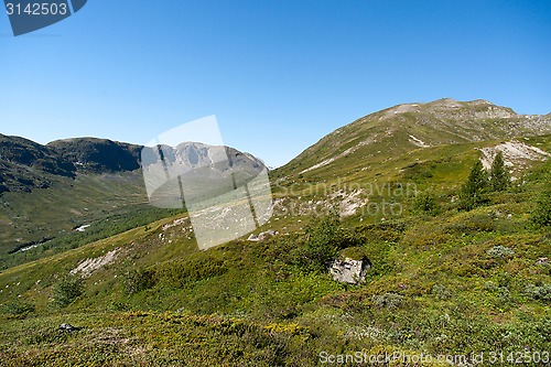 Image of Besseggen Ridge in Jotunheimen National Park, Norway