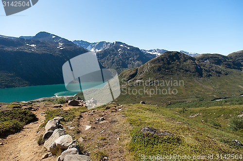 Image of Besseggen Ridge in Jotunheimen National Park, Norway