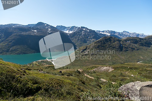 Image of Besseggen Ridge in Jotunheimen National Park, Norway