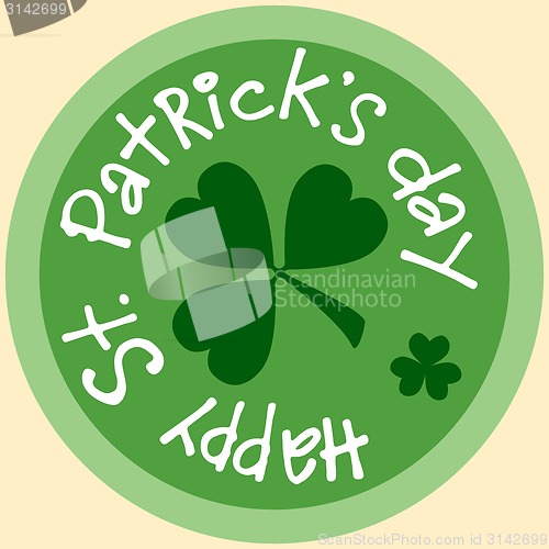 Image of Day Patrick beer Mat coin icon symbol sticker