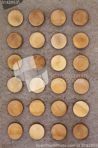 Image of Round Wooden Bowls