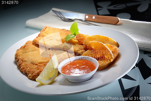 Image of Fried fillet fish