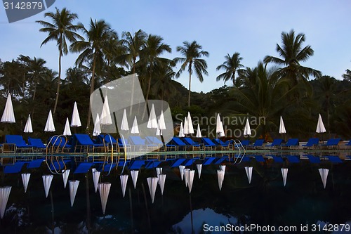 Image of Evening Pool.