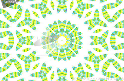 Image of Abstract color concentric pattern