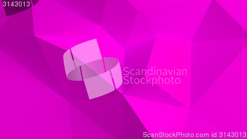 Image of 3d pink background with polygonal pattern. 