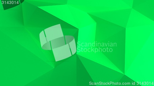 Image of Green Abstract 3d background