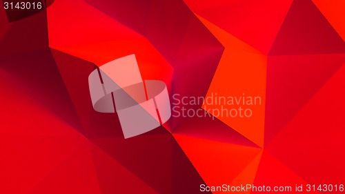 Image of Red Abstract 3d background